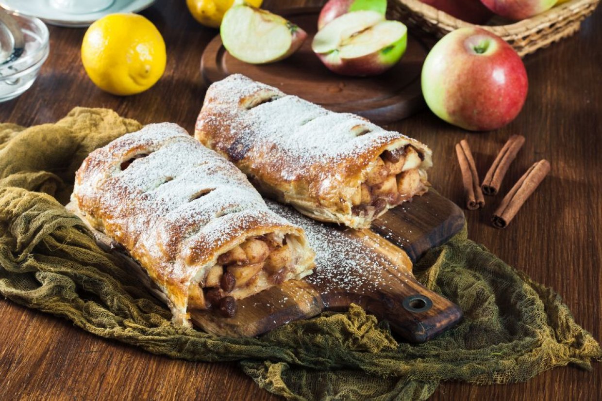 Венский яблочный штрудель