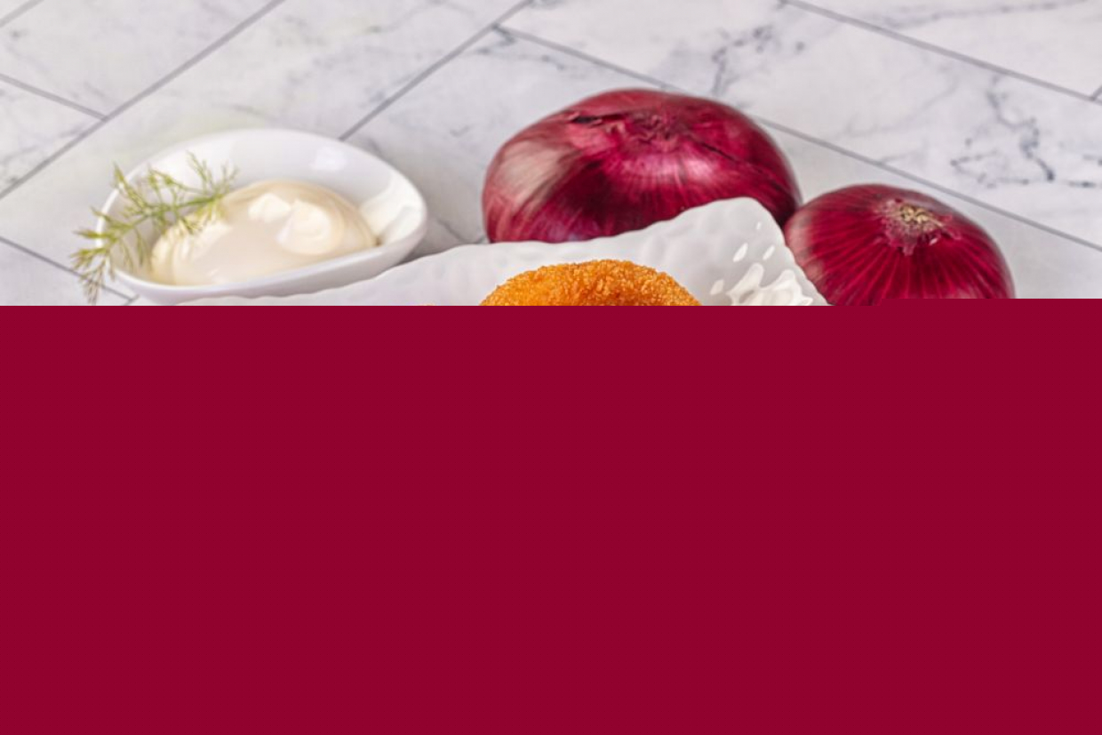 Хрустящие луковые кольца в аэрогриле