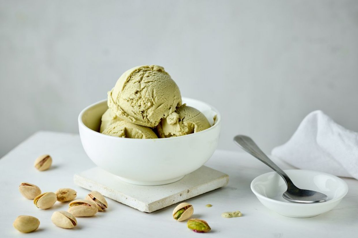 Фисташковое мороженое