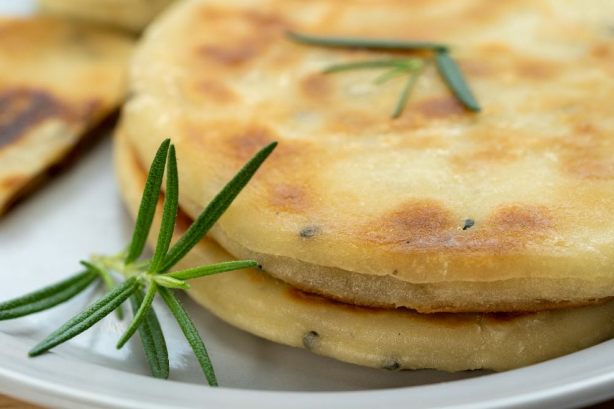 Корейские блины хотток с орехами