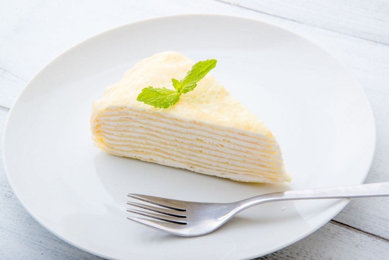 Блинный торт с нежным сметанным кремом