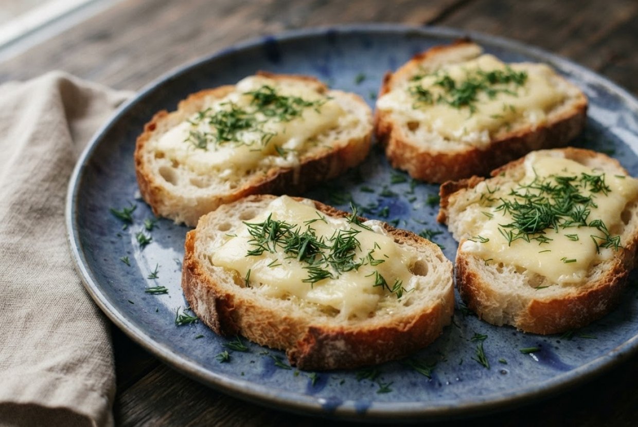 Бутерброды с маслом и сыром