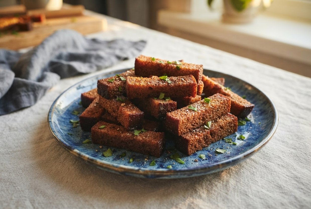 Чесночные гренки в аэрогриле