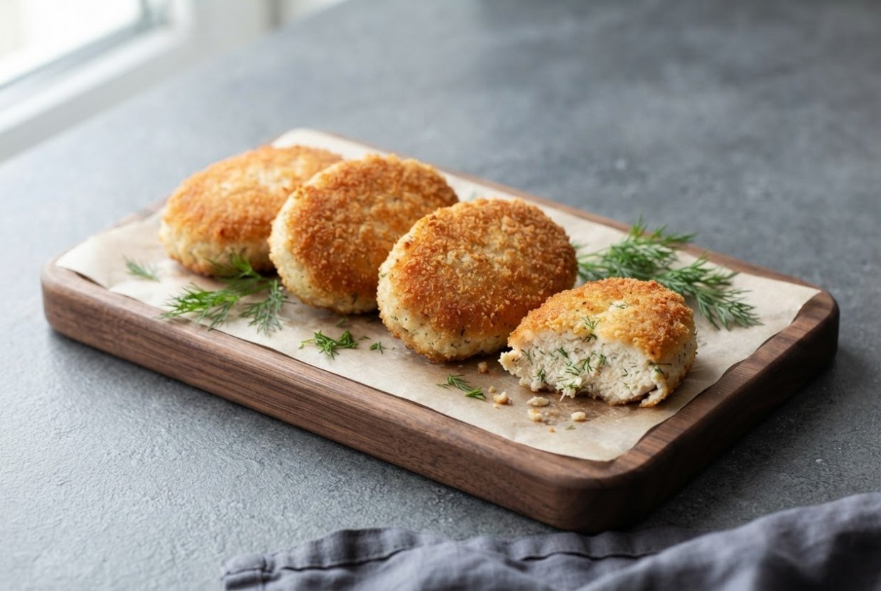Котлеты из куриной грудки в аэрогриле