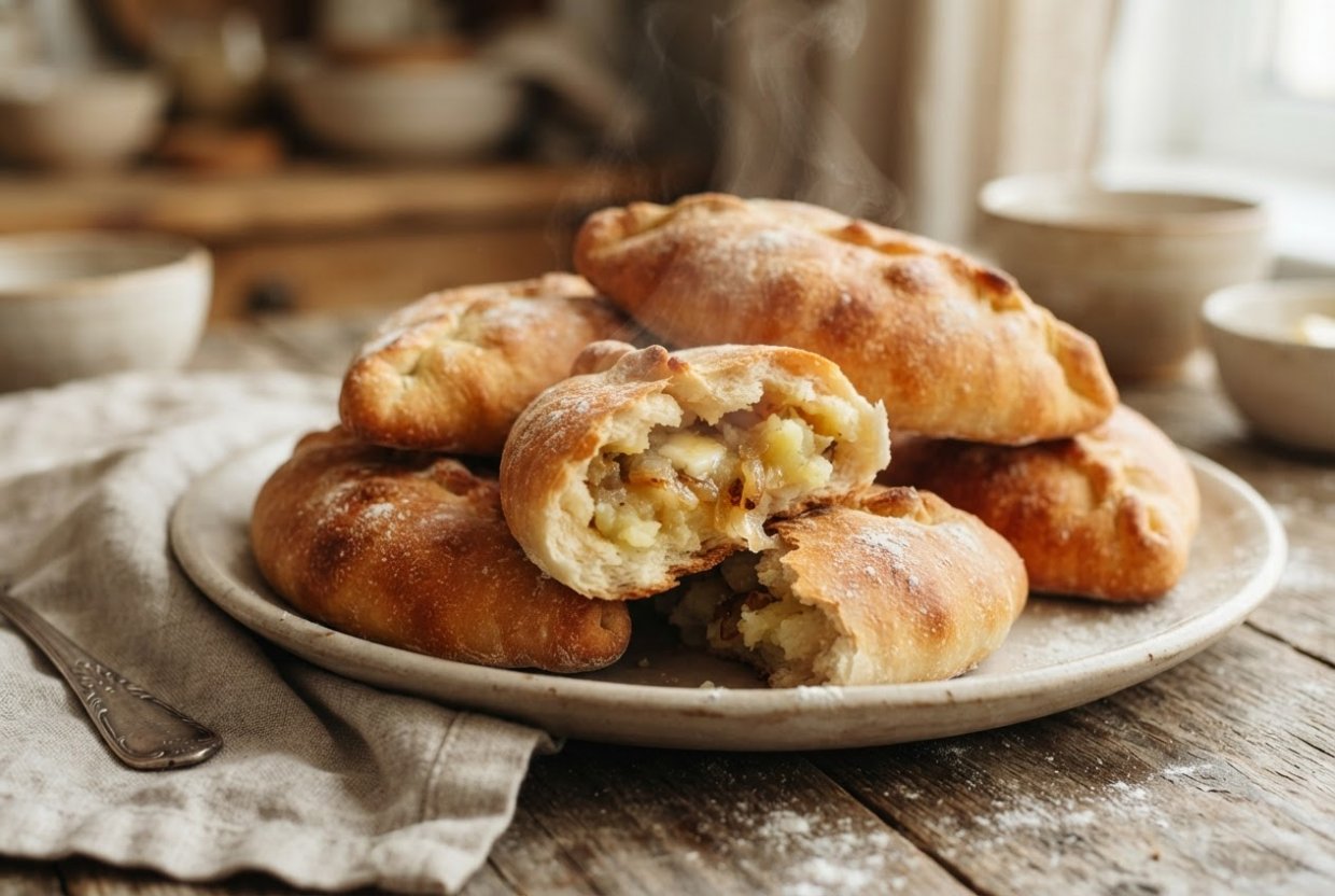 Пирожки с картошкой в аэрогриле