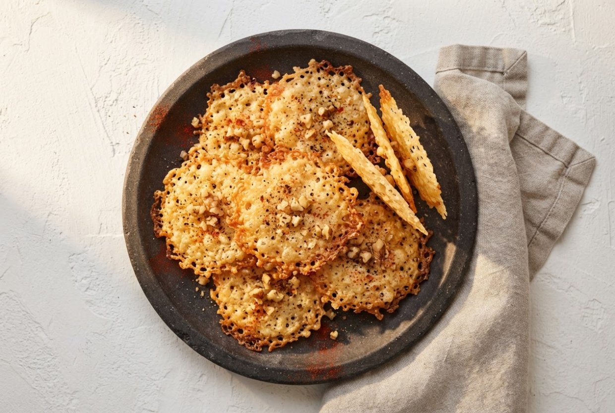 Сырные чипсы в аэрогриле