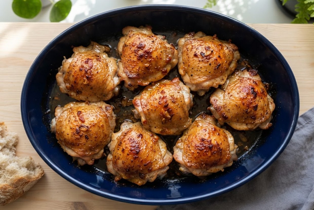 Соево-горчичный маринад для курицы в духовке